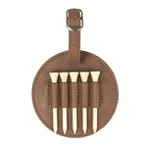 Tourbon Leather Golf Tee hoidja Vööklamber 5 tees